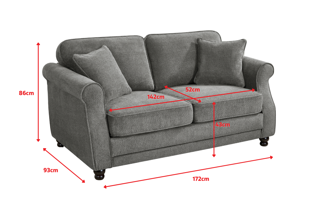Product dimensions diagram