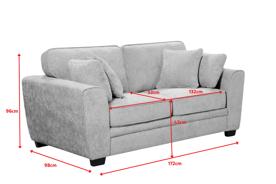 Product dimensions diagram