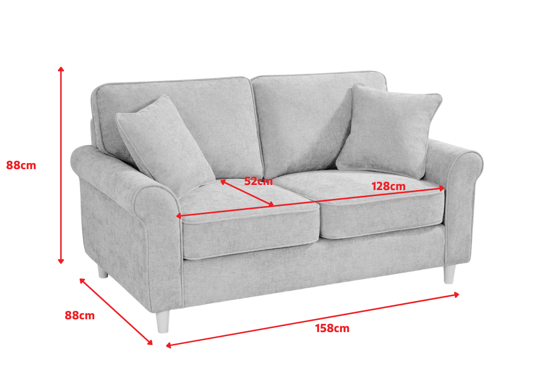 Product dimensions diagram