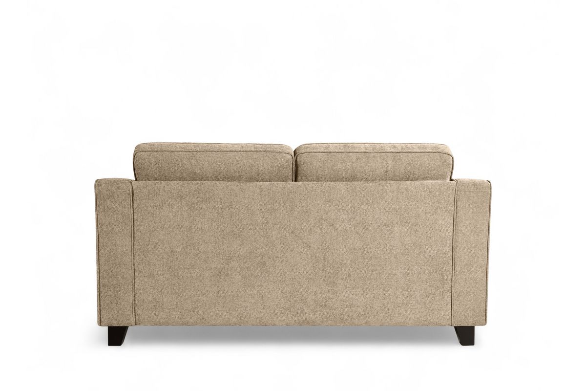 Beige Chenille Fabric 2 Seater Sofa NATHAN