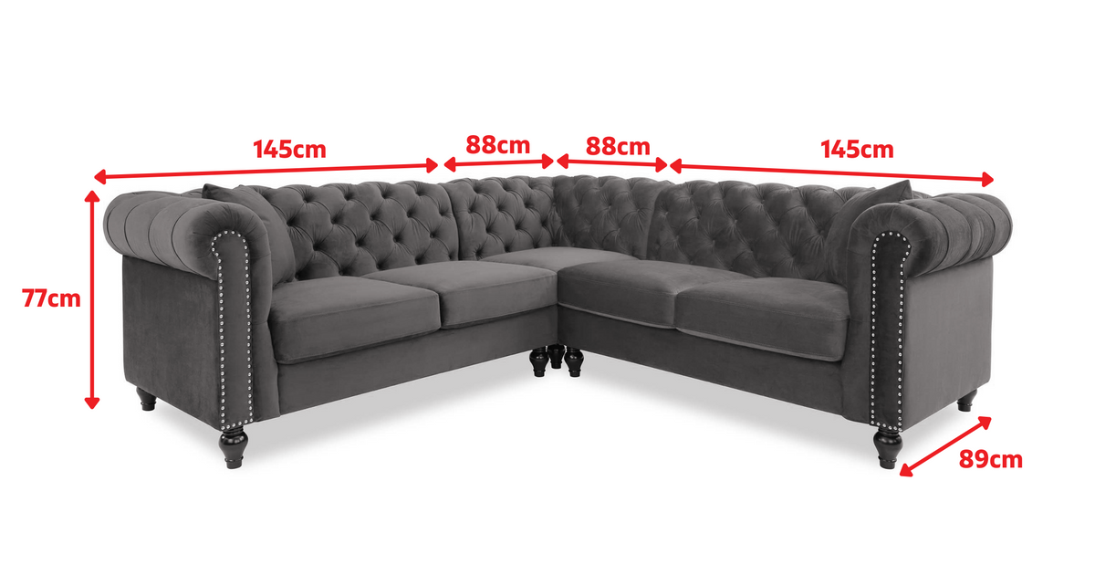 Product dimensions diagram