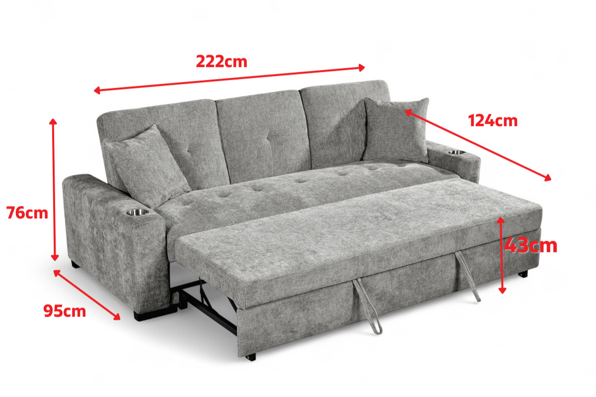 Product dimensions diagram