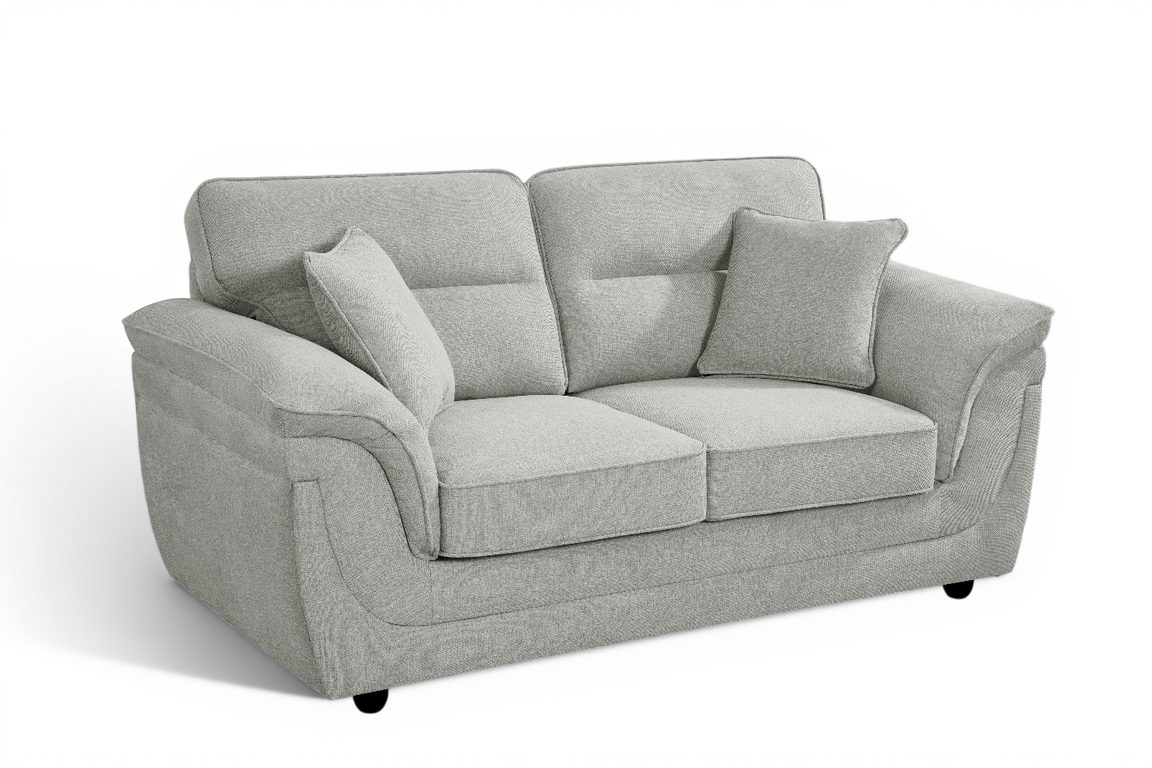 Grey Chenille 2 Seater Sofa ELLIOT