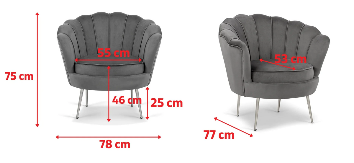 Product dimensions diagram