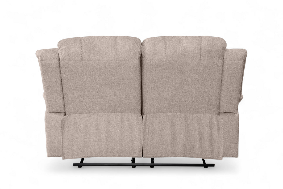 Fabric Beige 2 Seater Recliner Sofa VARESA