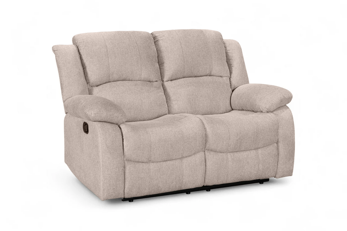 Fabric Beige 2 Seater Recliner Sofa VARESA