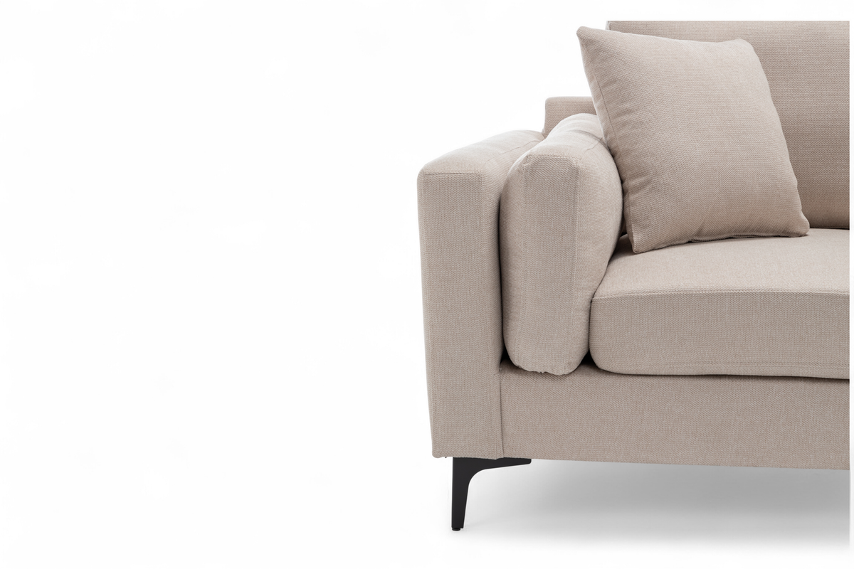 Fabric Beige 2 Seater Sofa MARGHERA