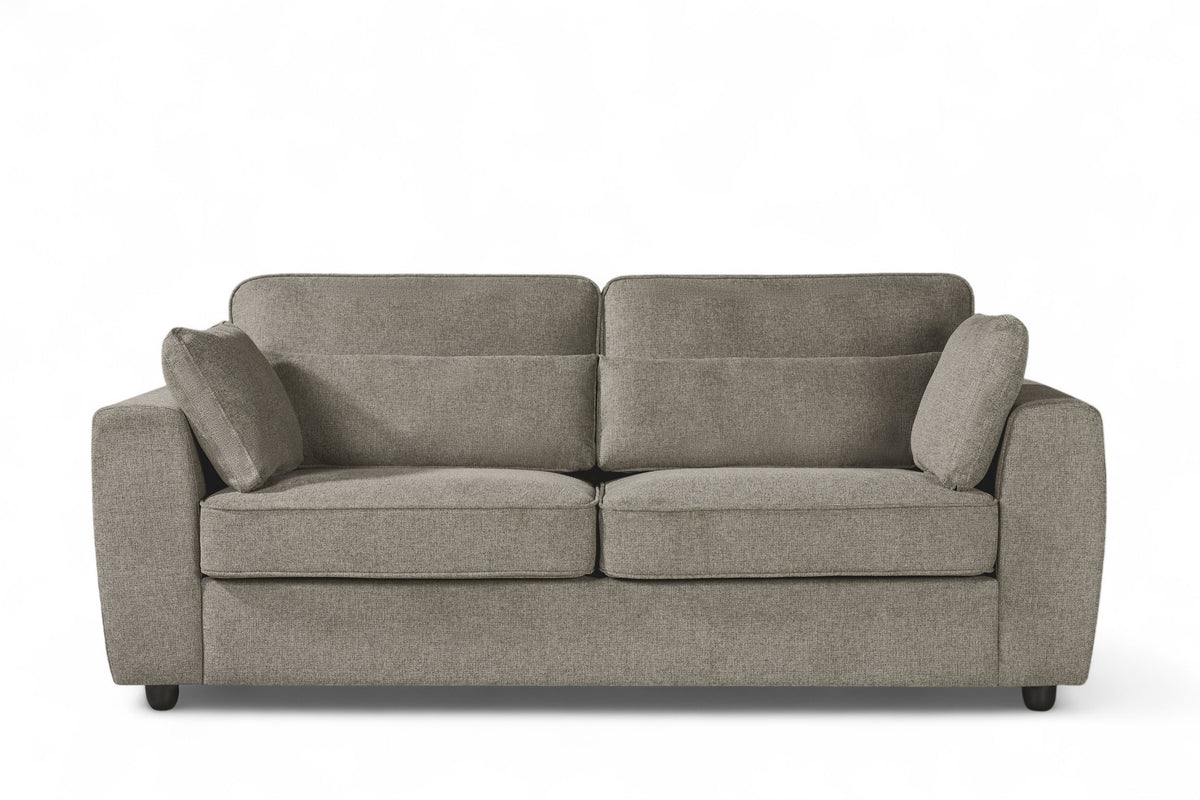 Beige Chenille Fabric 3 + 2 Seater Sofa Set ALFIE