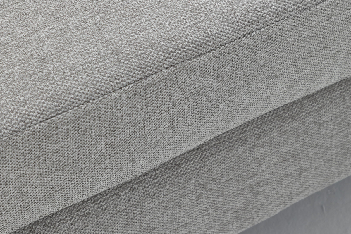 Fabric Light Grey 3 Seater Sofa MARGHERA