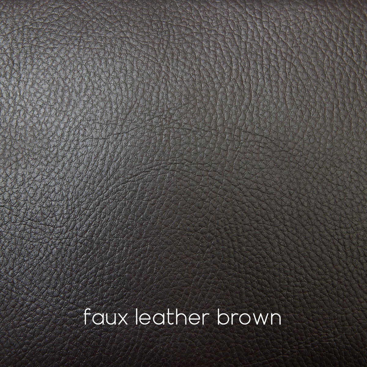 faux leather brown swatch sample
