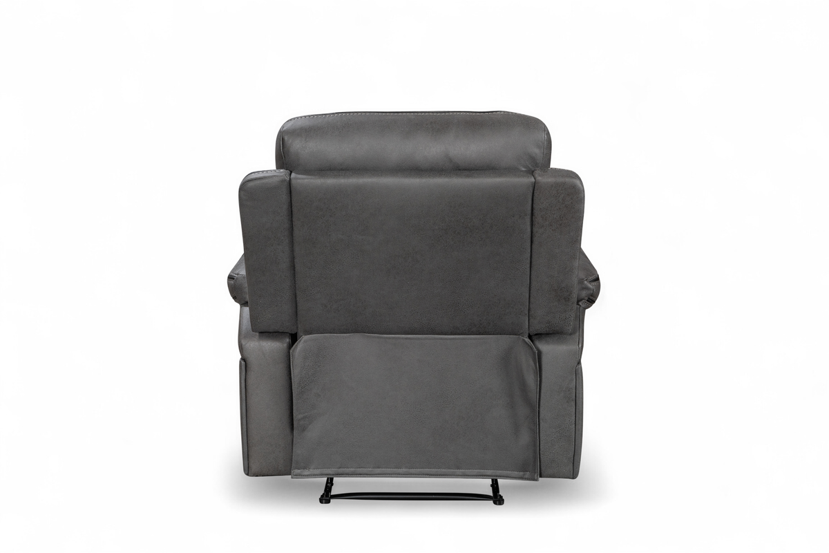 grey recliner chair back