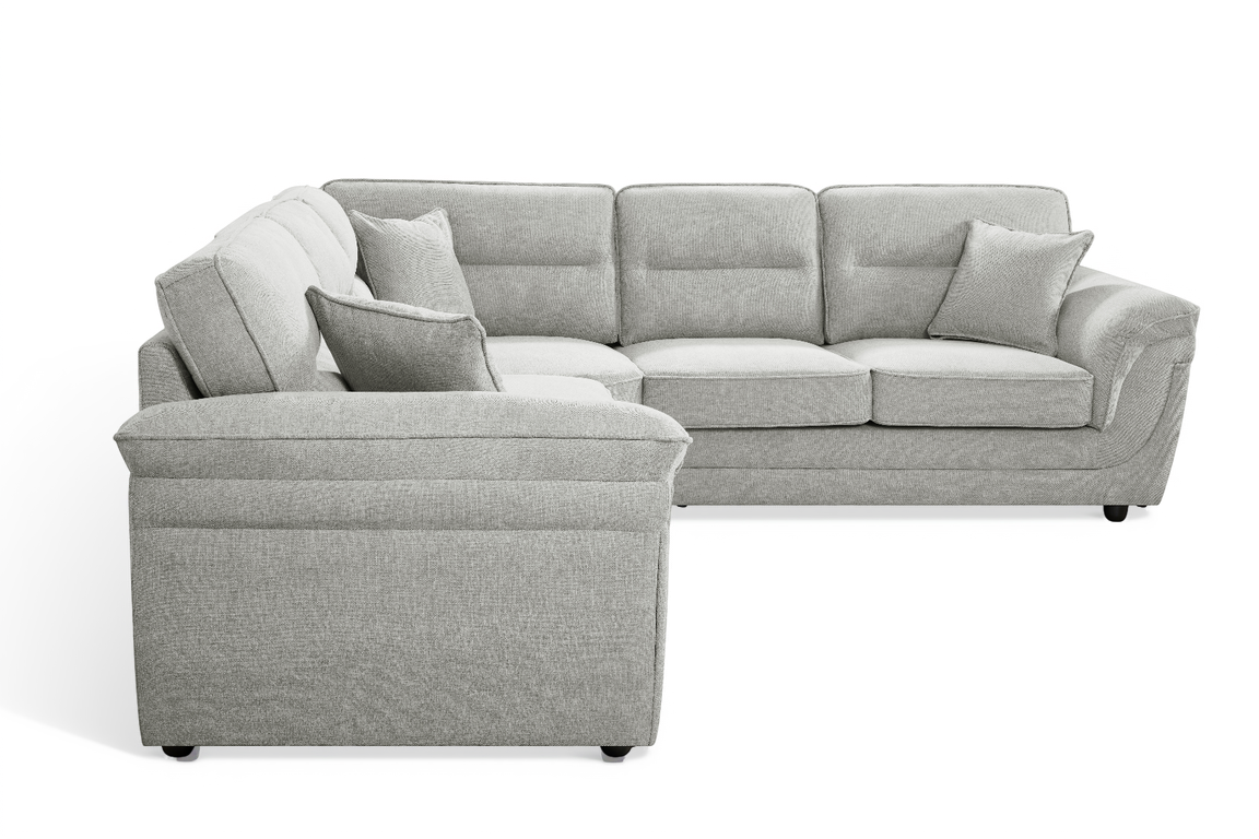 Grey Chenille 2C2 Corner Sofa ELLIOT