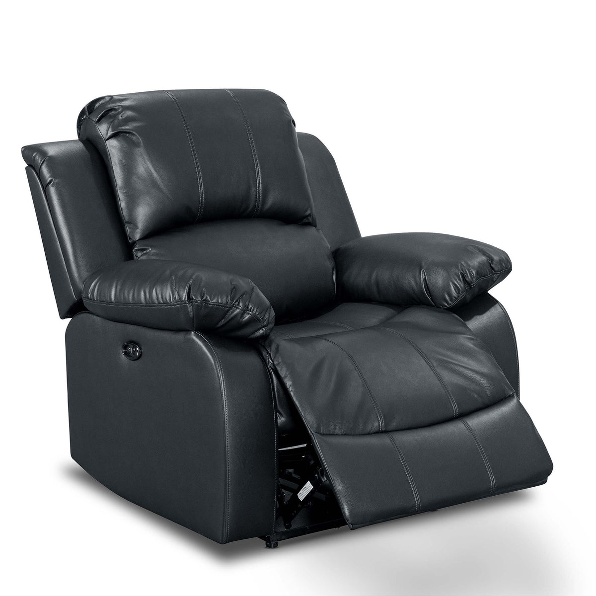 Faux Leather Black Electric Recliner Chair VALENCIA