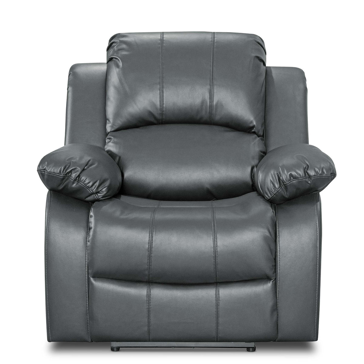 Faux Leather Grey Electric Recliner Chair VALENCIA