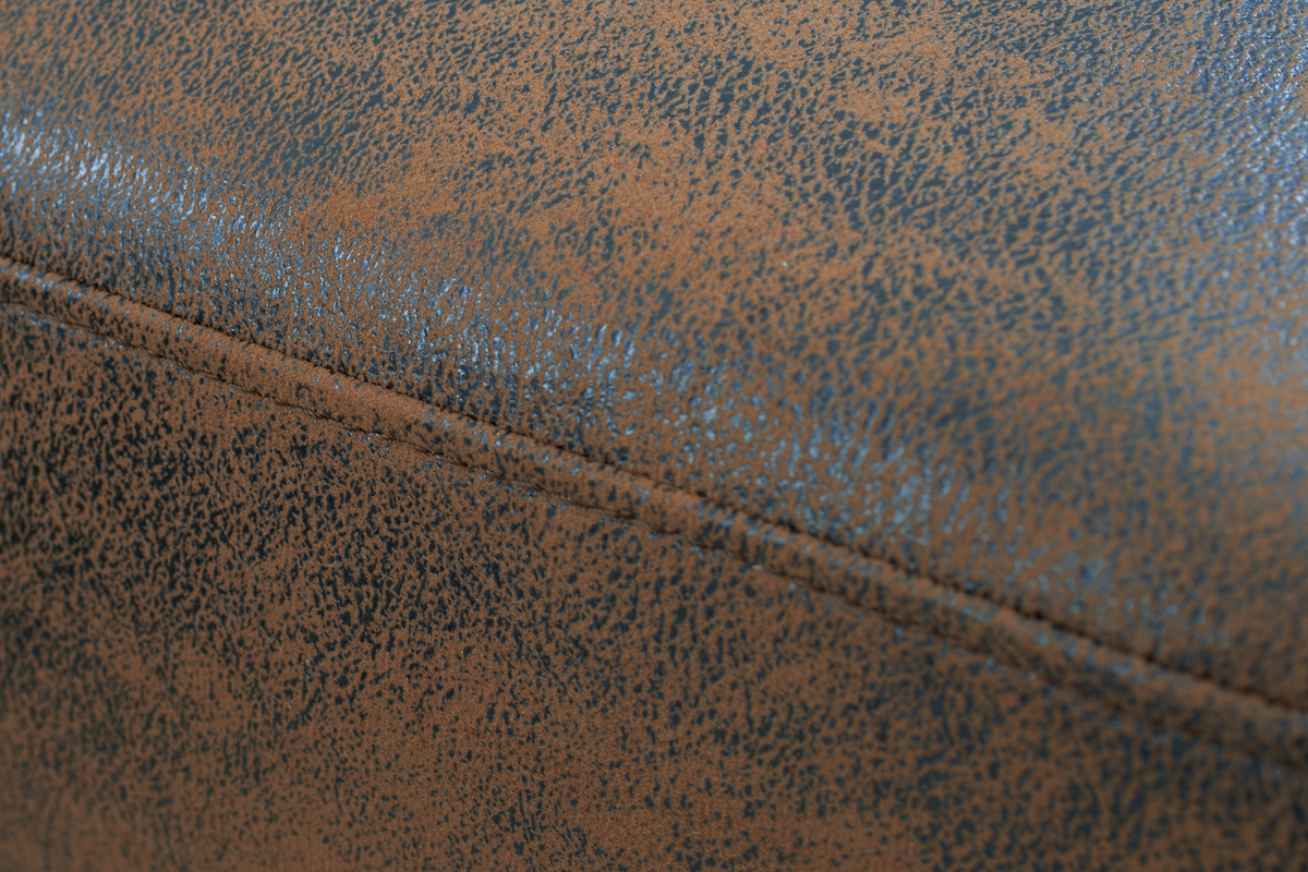 Leather Air Suede Brown Camden 3C2 Chesterfield Corner Sofa With Wooden Feet