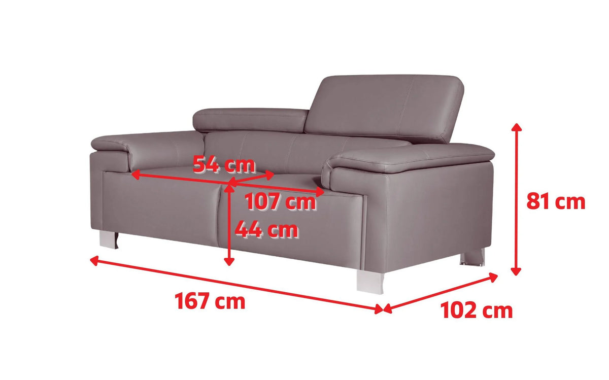 Product dimensions diagram