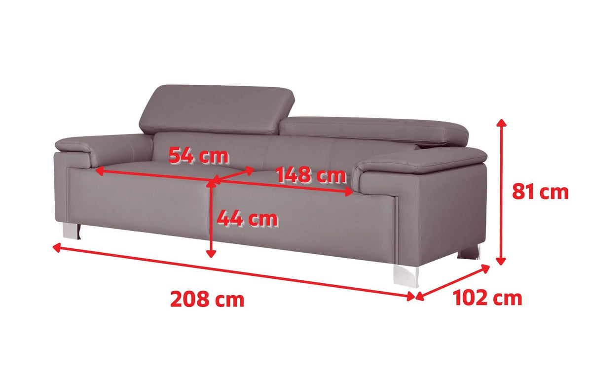 Product dimensions diagram
