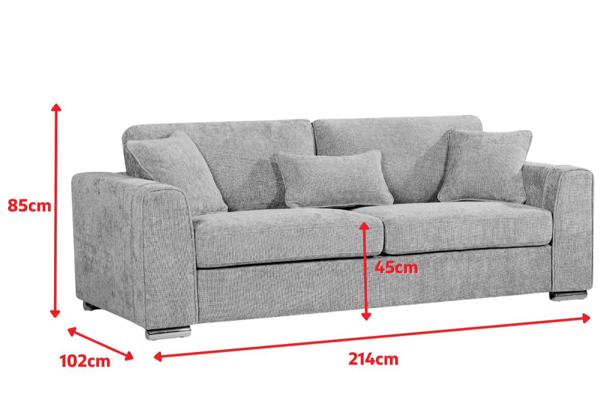 Product dimensions diagram