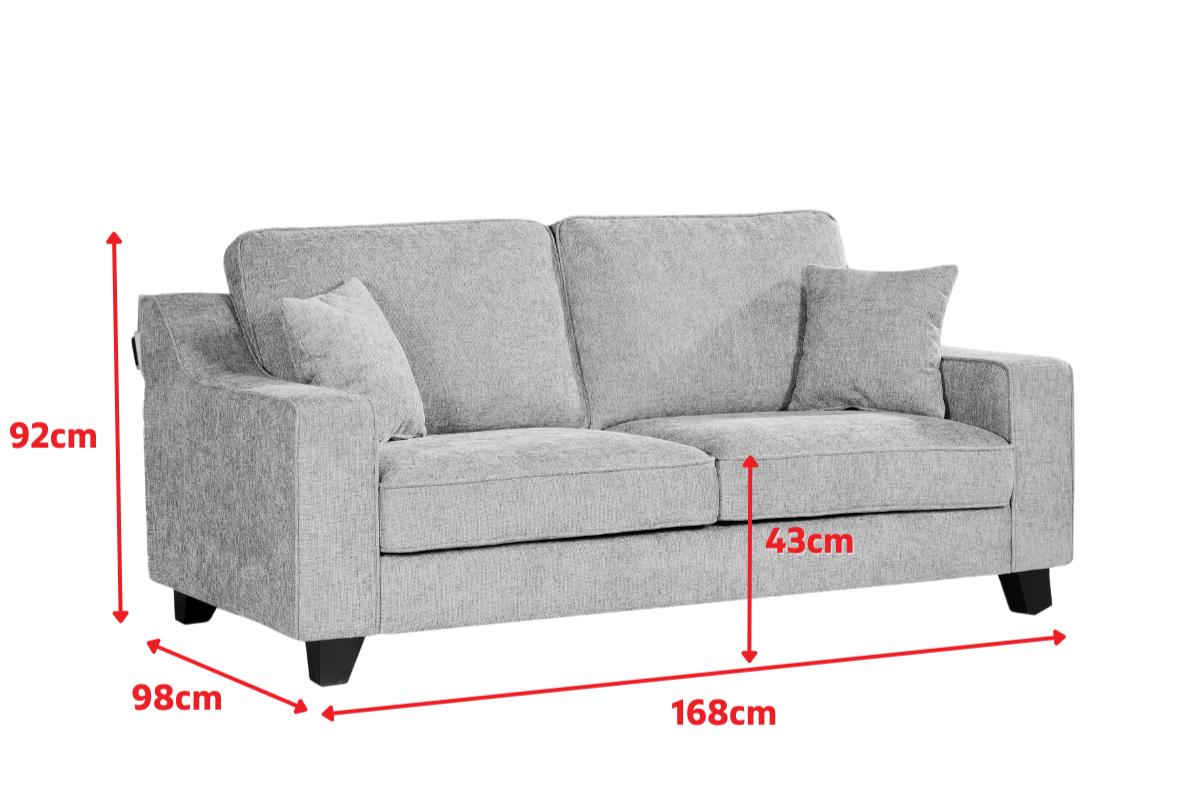 Product dimensions diagram