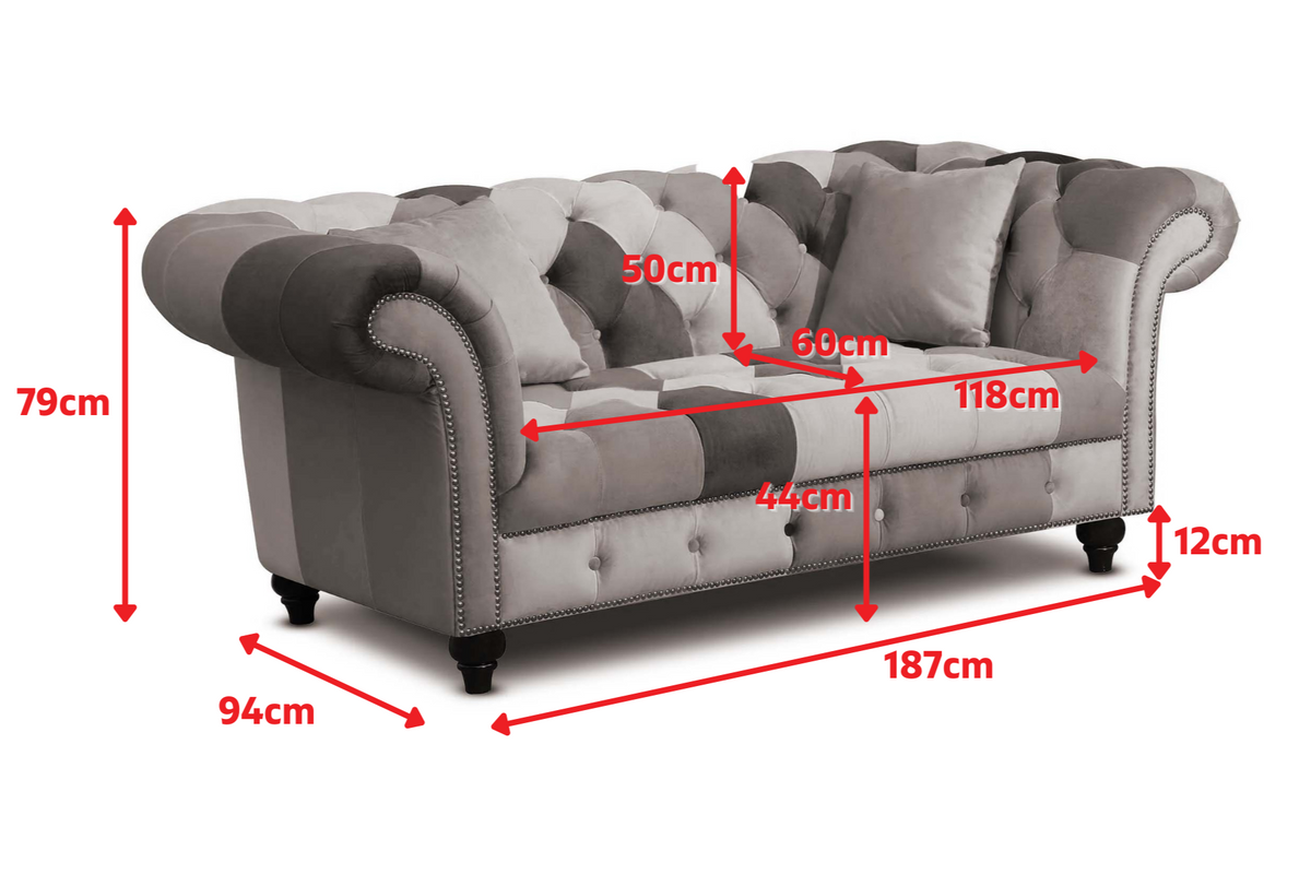 Product dimensions diagram