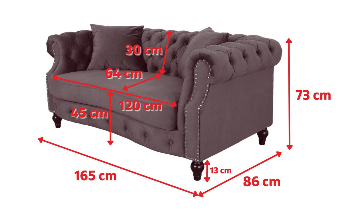 Product dimensions diagram