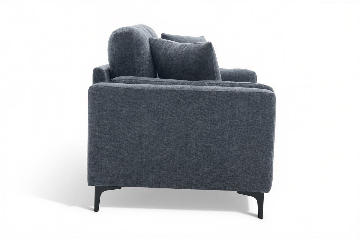 Blue Chenille 2 Seater Sofa MARGHERA