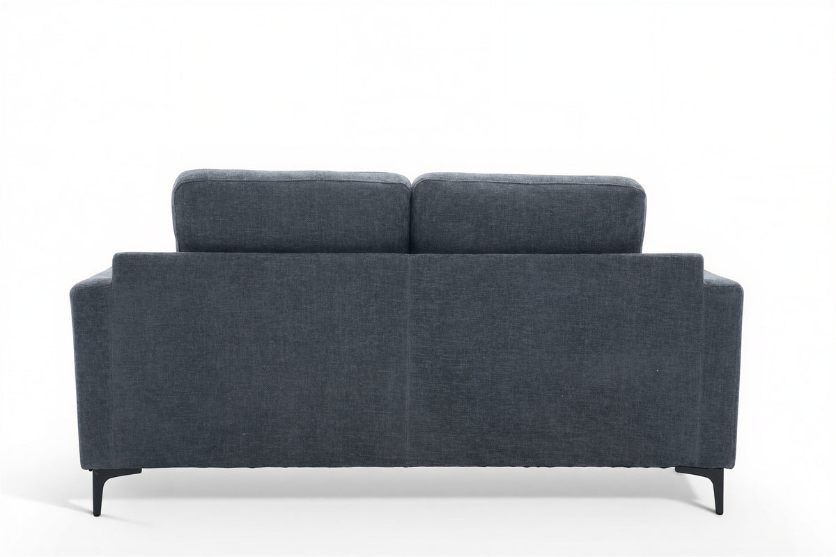 Blue Chenille 2 Seater Sofa MARGHERA