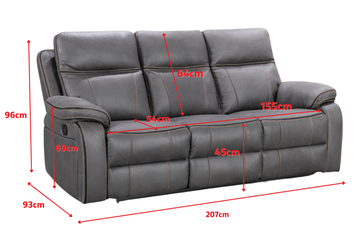 Product dimensions diagram