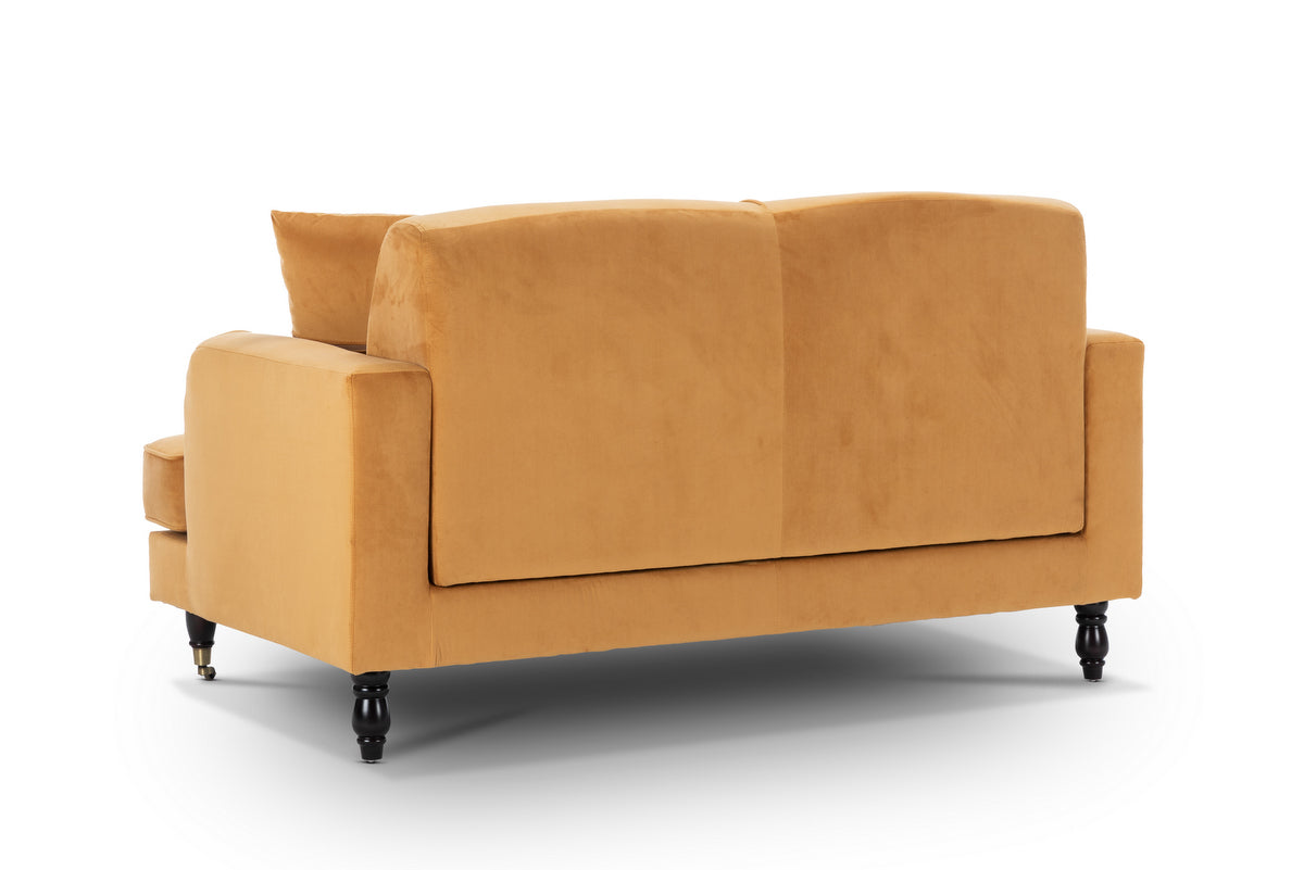 Velvet Gold 3 + 2 Seater Ashton Sofa Set