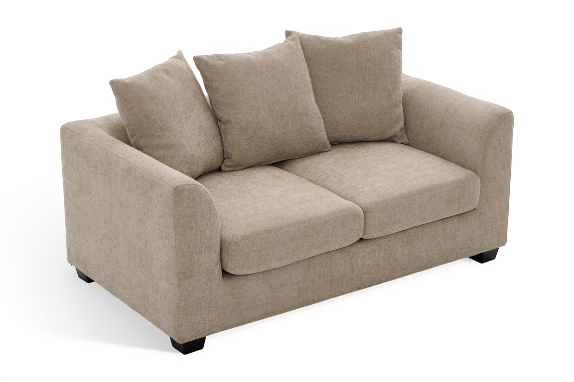 Beige Chenille 2 Seater Sofa CHLOE