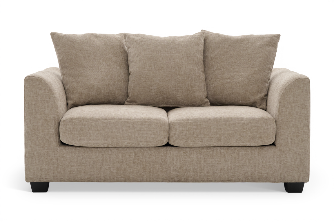 Beige Chenille 3 + 2 Seater Sofa Set CHLOE