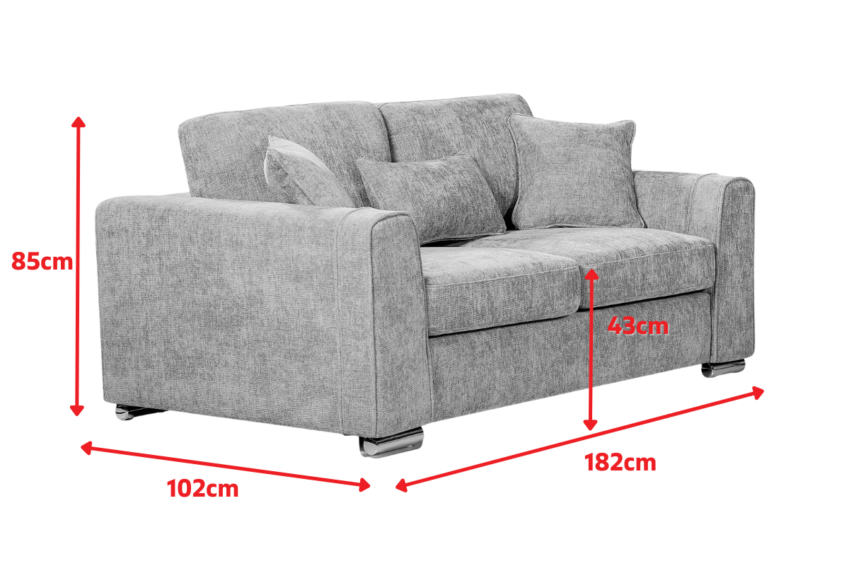 Product dimensions diagram