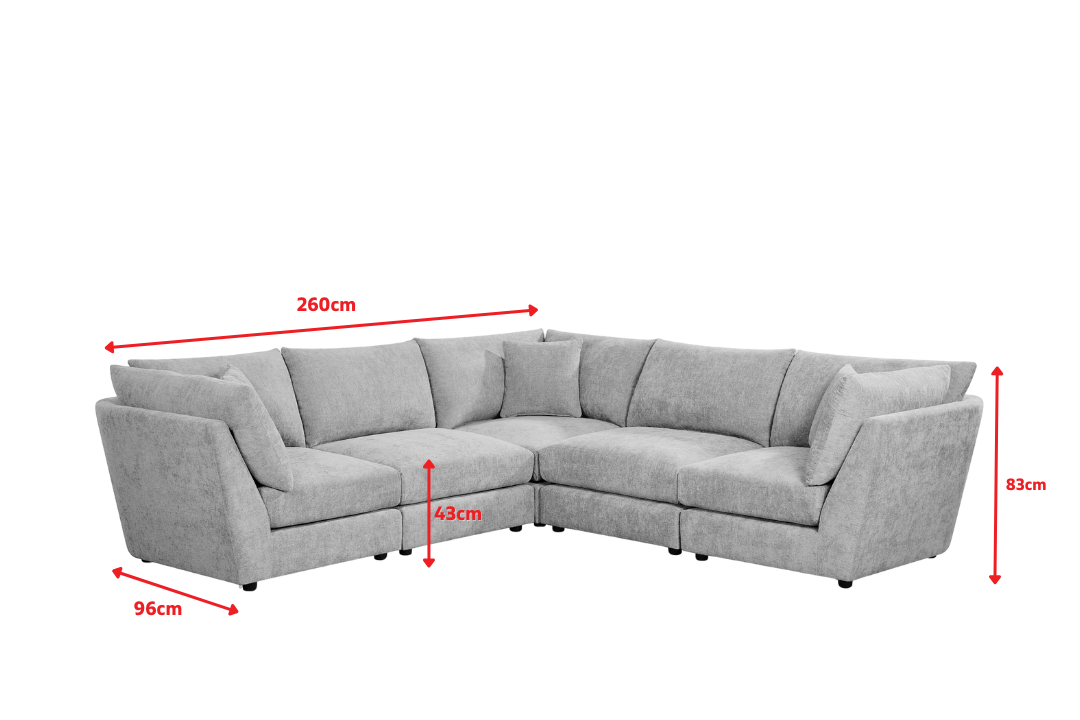 Product dimensions diagram