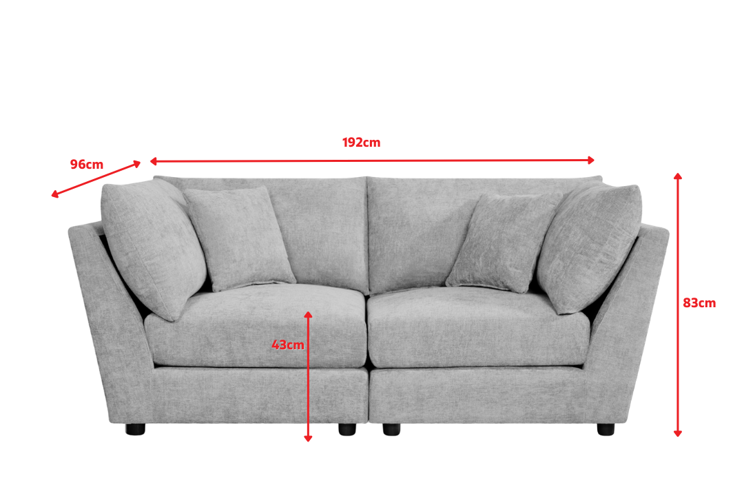 Product dimensions diagram