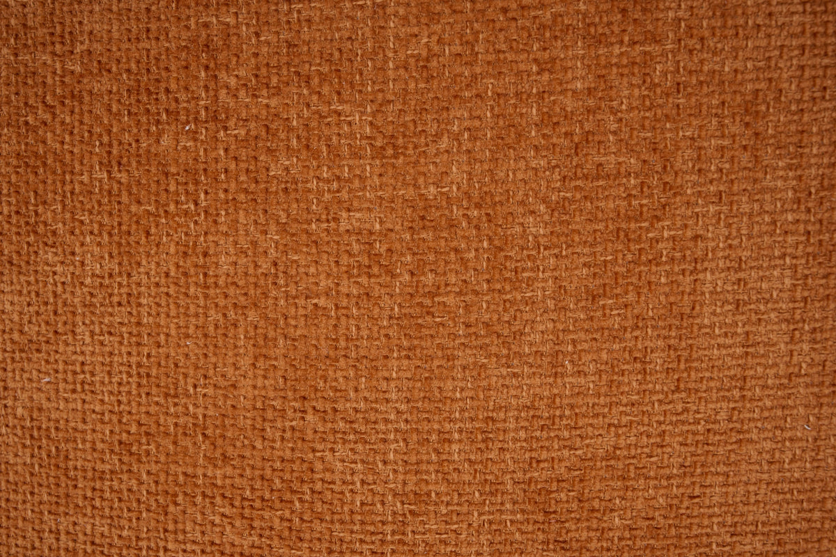 Orange Chenille Fabric Swatch