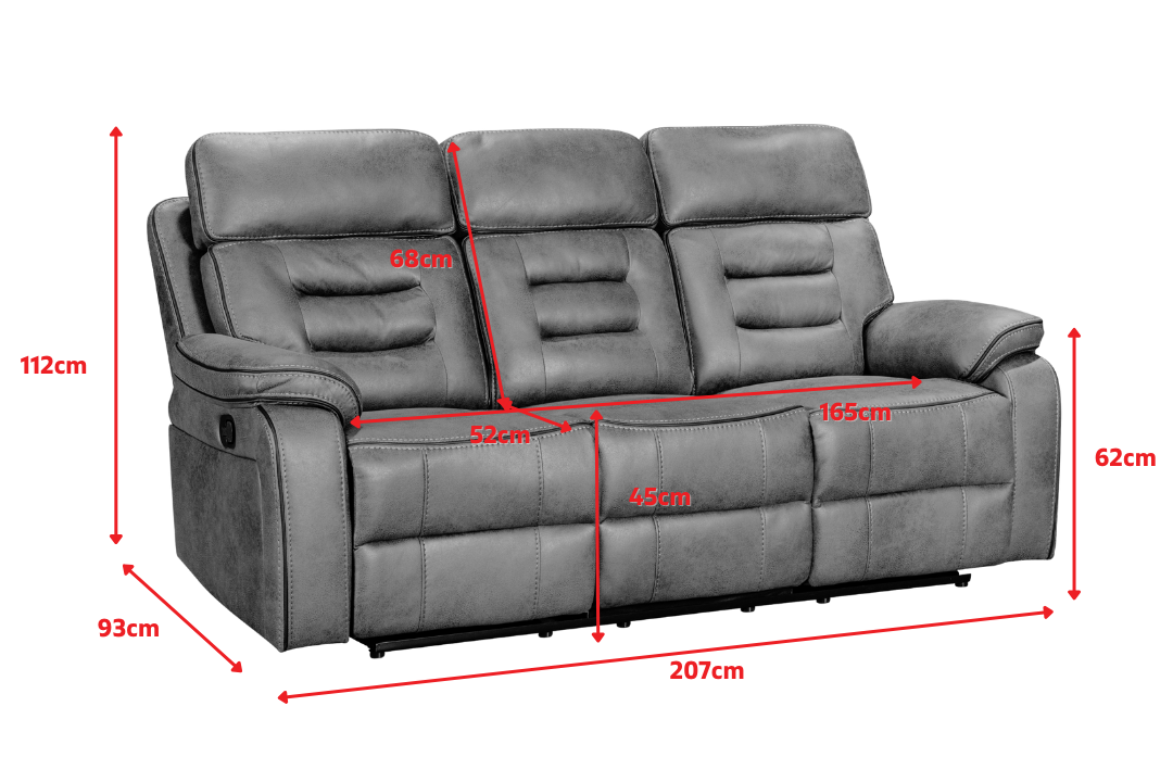 Product dimensions diagram
