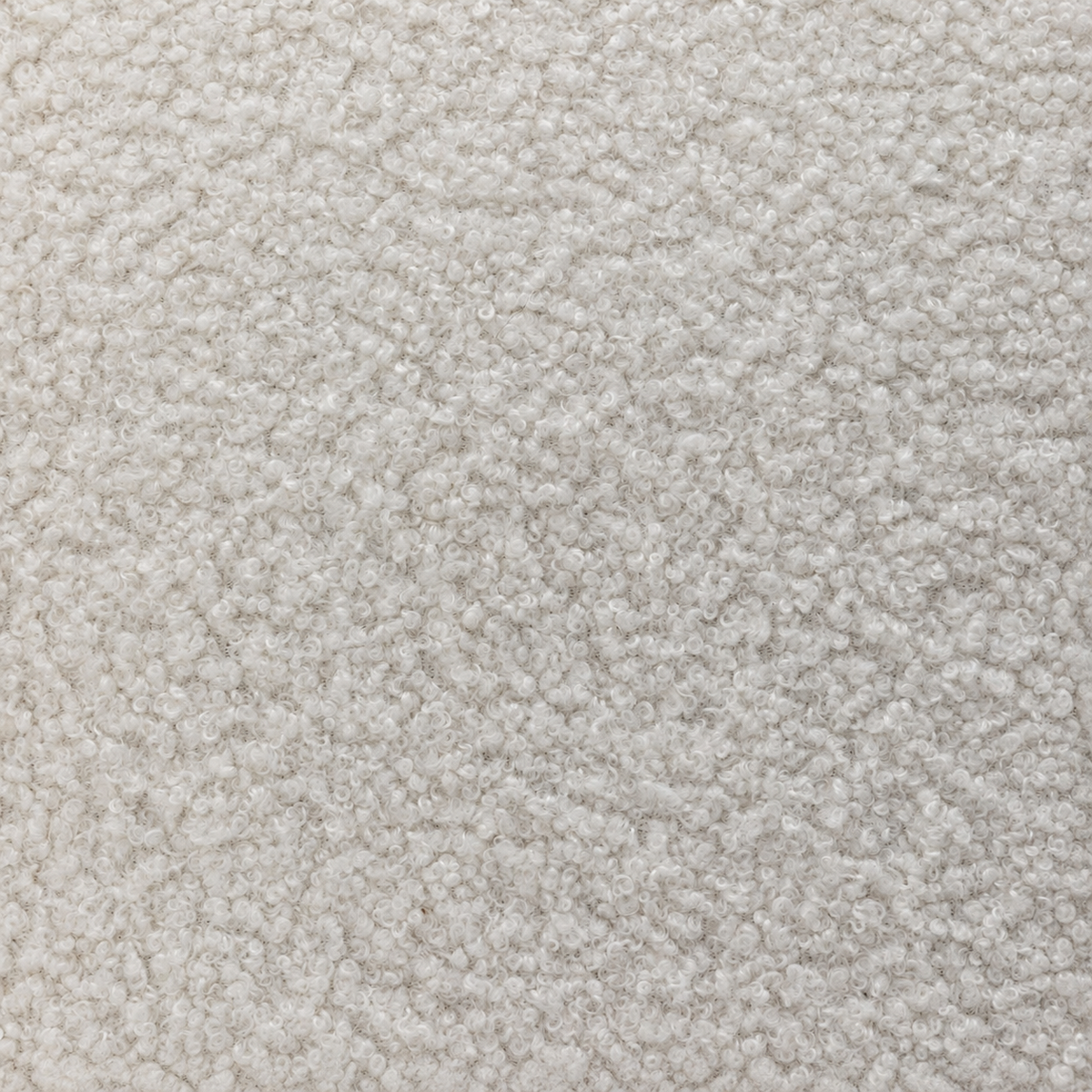 White Teddy Boucle Fabric Swatch