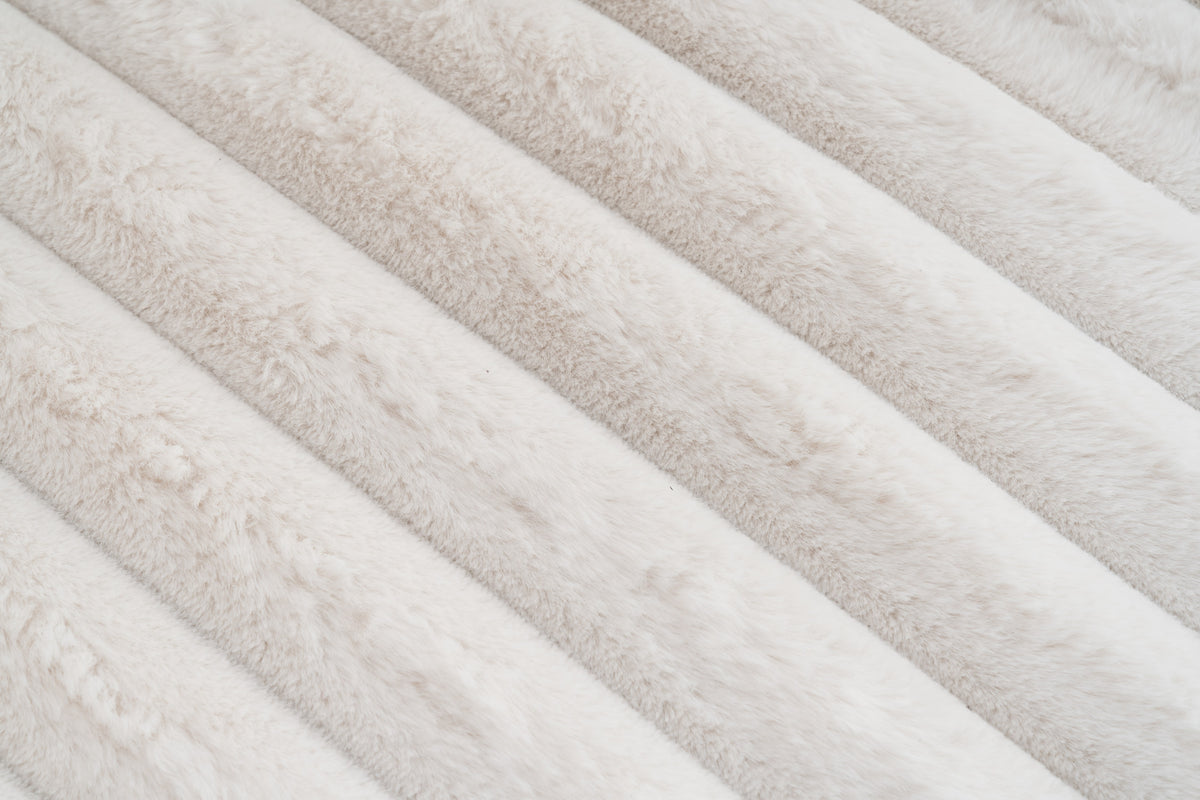 Beige Jumbo Cord Fabric Swatch