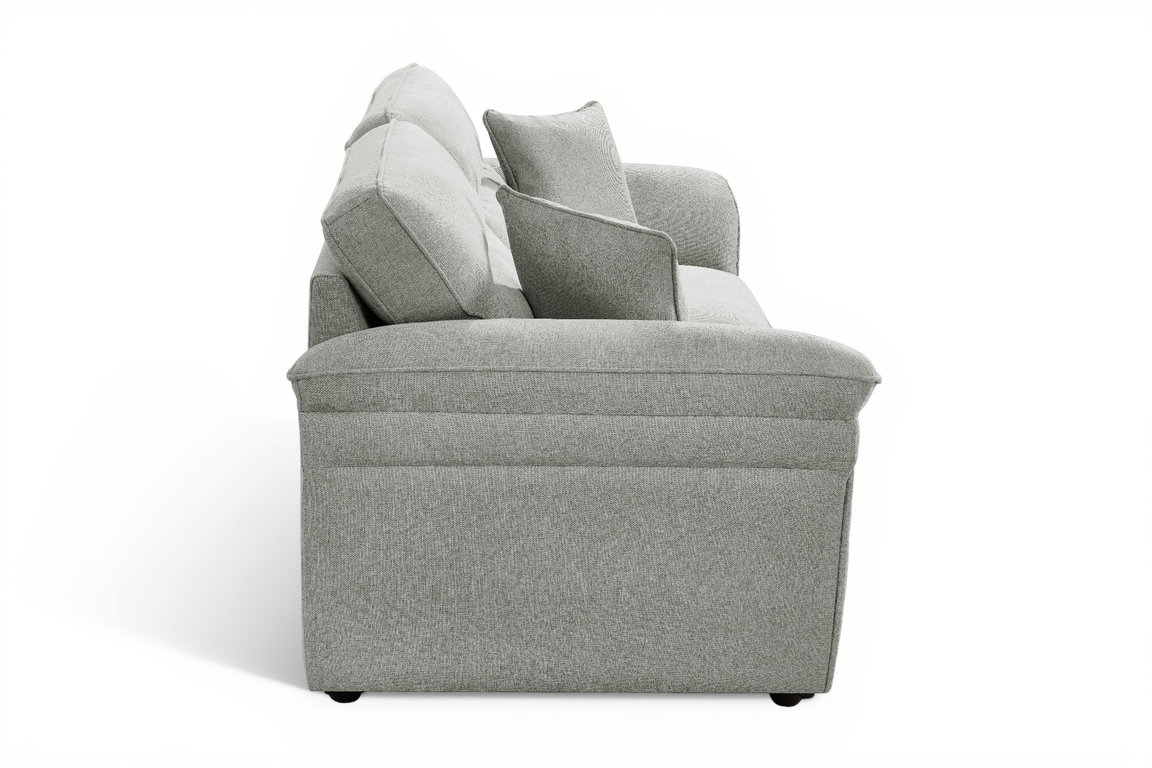 Grey Chenille 2 Seater Sofa ELLIOT