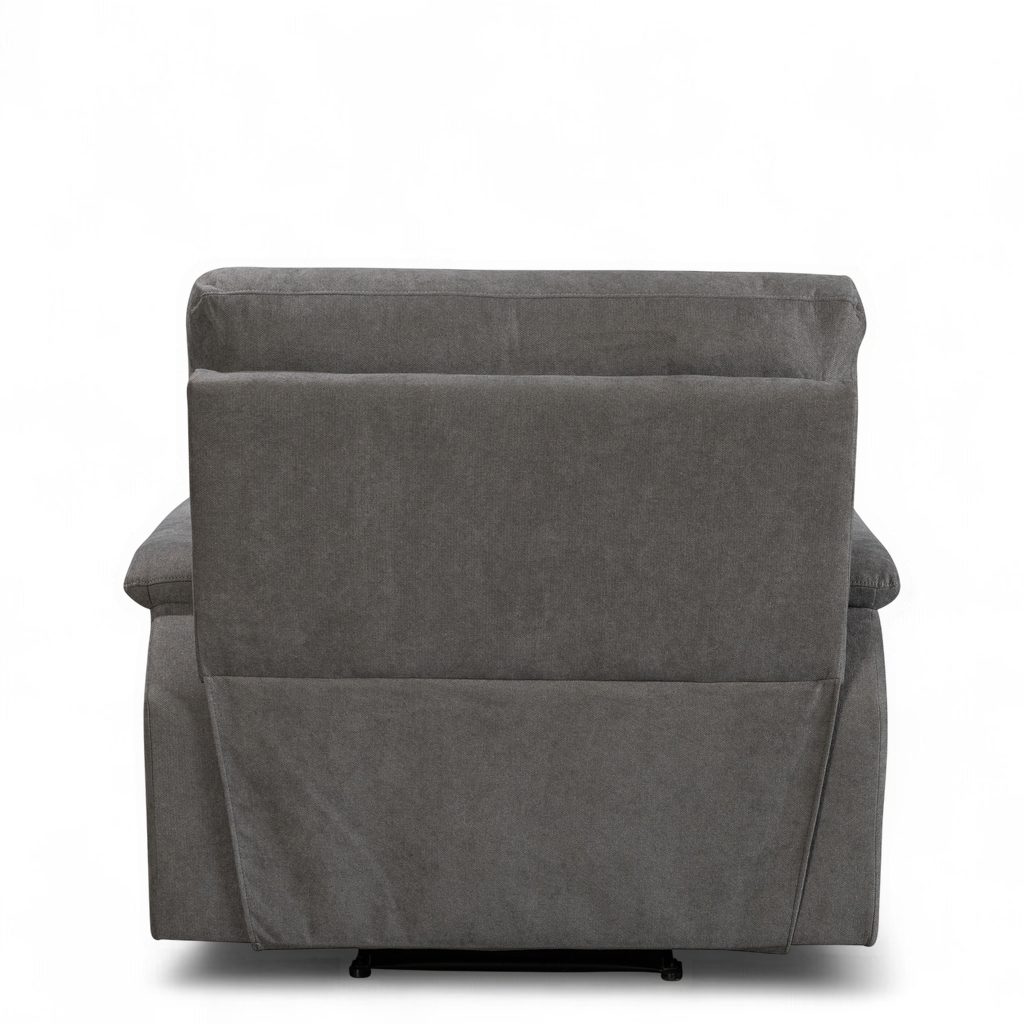 Grey Fabric Manual Recliner Chair MURCIA