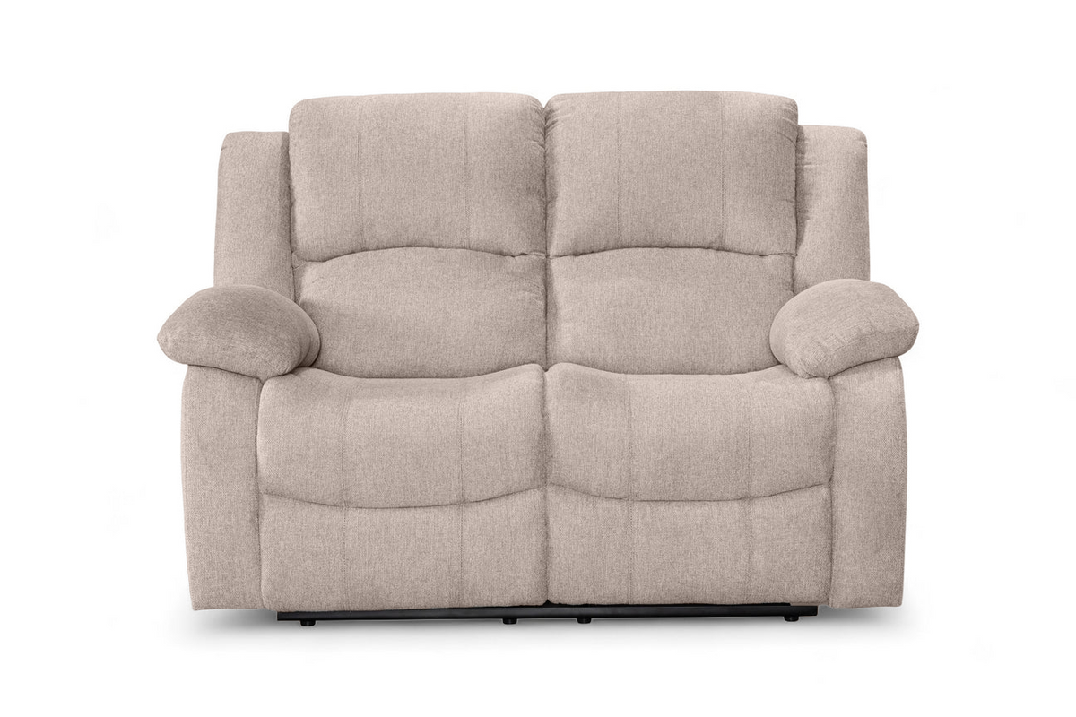 Fabric Beige 2 Seater Recliner Sofa VARESA