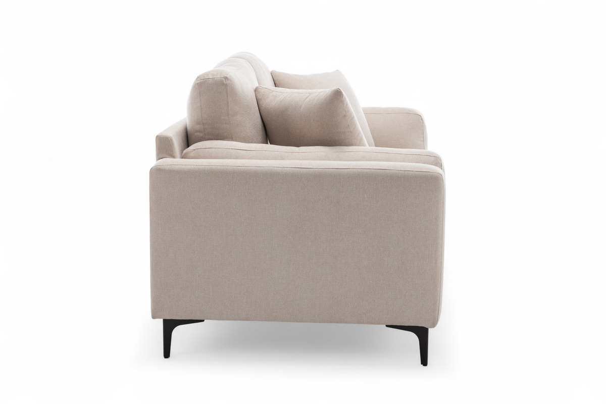 Fabric Beige 2 Seater Sofa MARGHERA