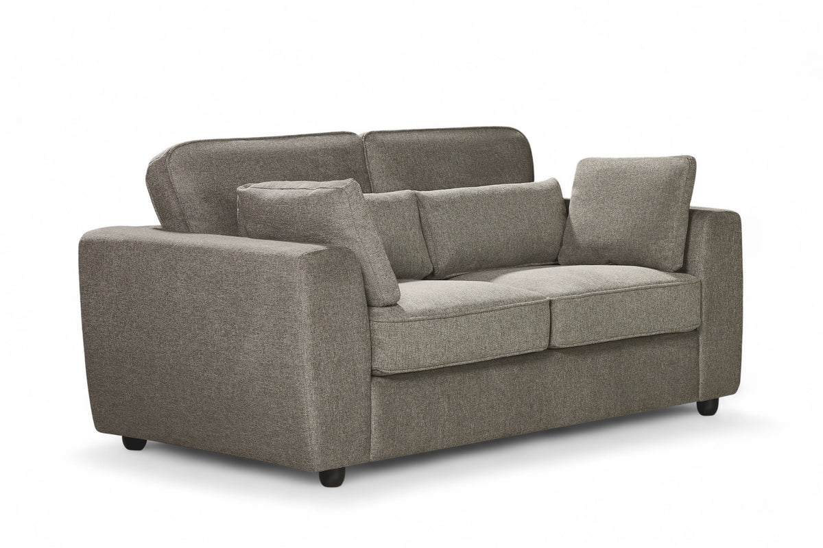 Beige Chenille Fabric 3 + 2 Seater Sofa Set ALFIE