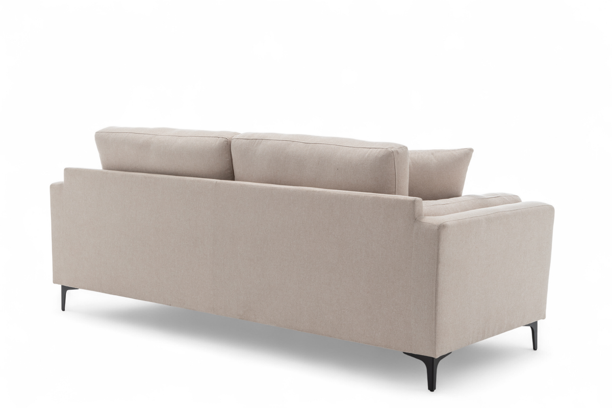 Fabric Beige 3 Seater Sofa MARGHERA