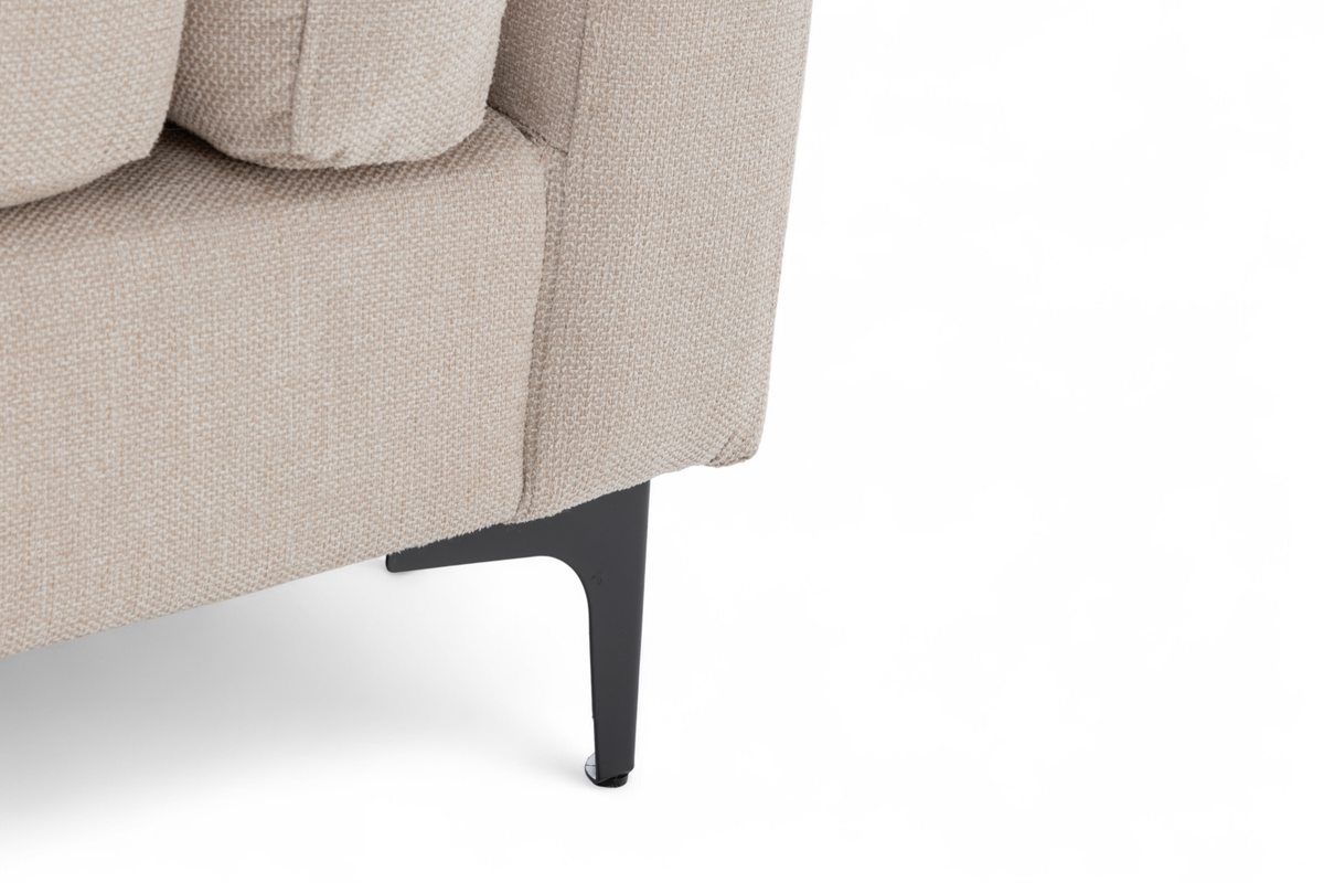 Fabric Beige 3 Seater Sofa MARGHERA