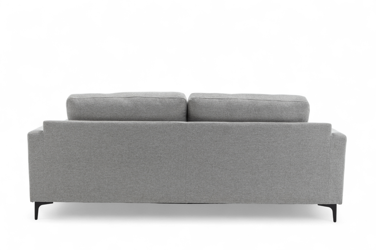 Fabric Light Grey 3 Seater Sofa MARGHERA
