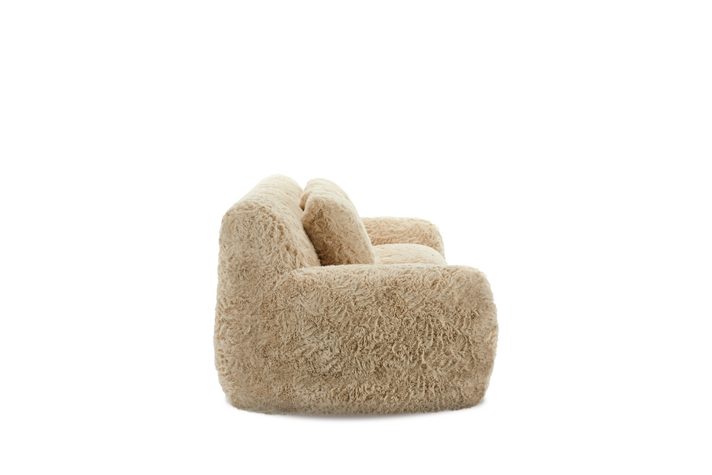 Faux Sheepskin 3 Seater Sofa ZAMORA