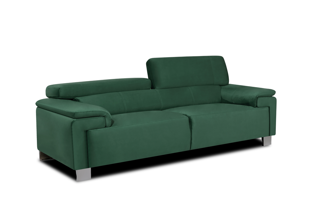 Velvet Emerald Green Livorno 2 Seater Sofa