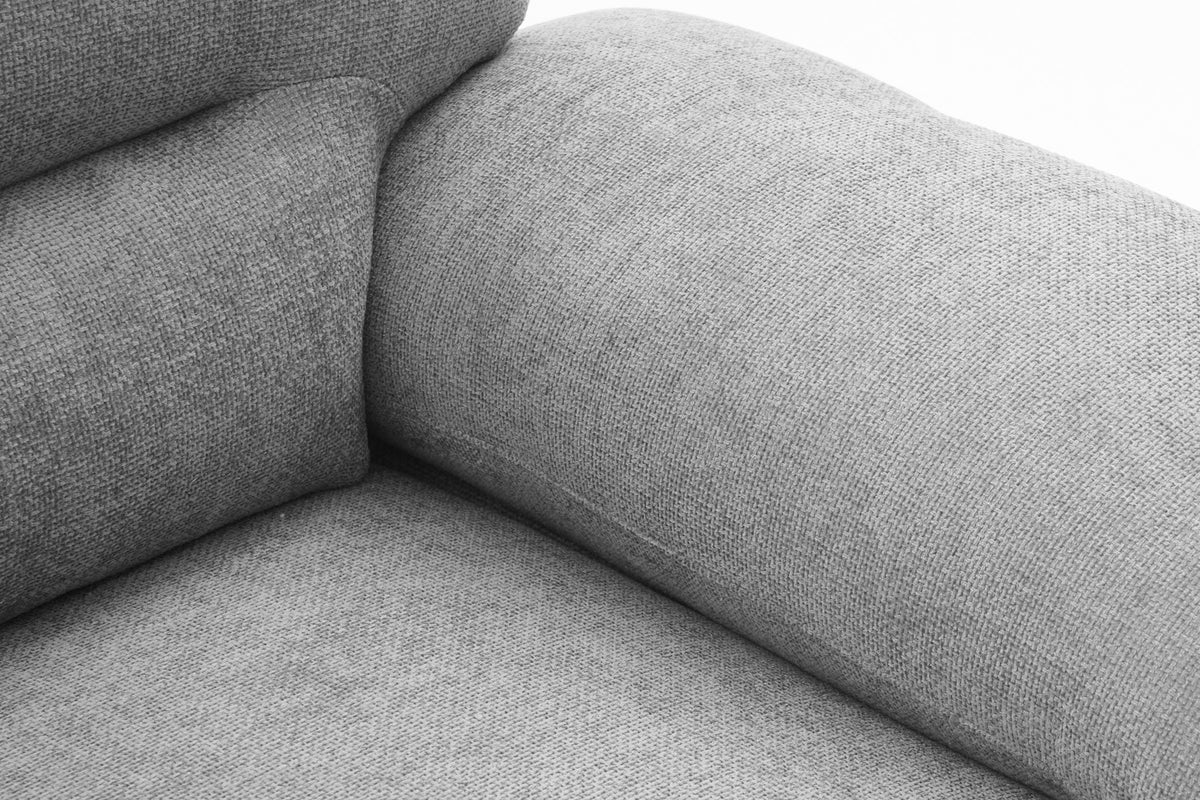 Grey Chenille Fabric 2 Seater Sofa LINCOLN