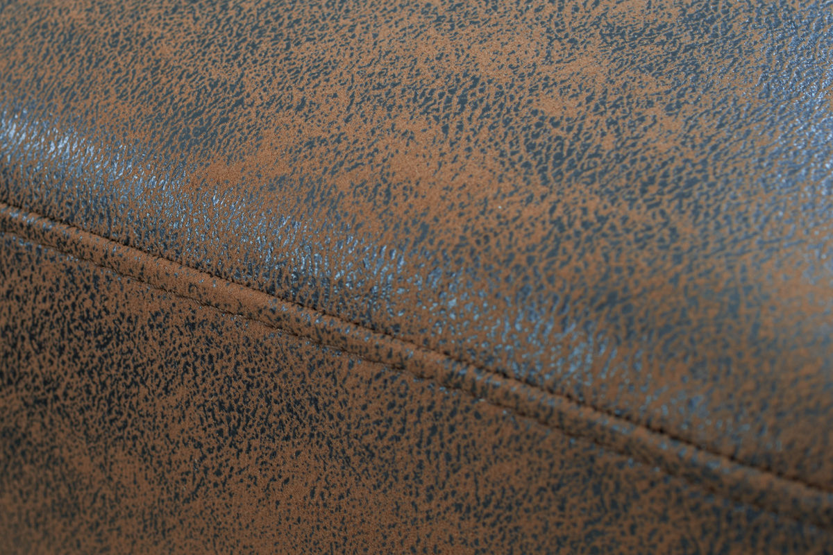 Leather Air Suede Brown Camden 2C3 Chesterfield Corner Sofa With Wooden Feet
